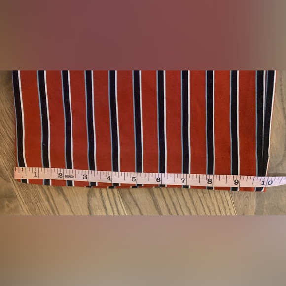 Zara striped loose fit paper bag pants - Picture 3 of 13